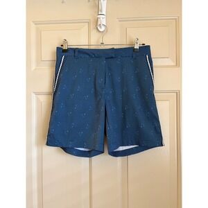 Lady Hagen Navy Golf Shorts Size 6 Nautical Preppy Rope Trim Size 6 Golfcore